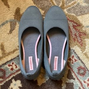 Rothy’s style flats Giesswein brand gray size 7.5—excellent used condition!